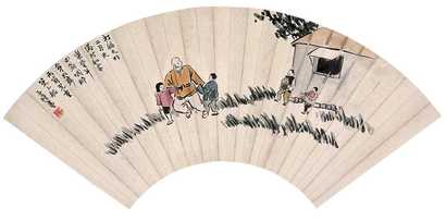 丰子恺 人物 镜心